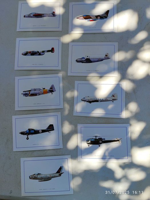 Coleção de postais do Museu do Ar