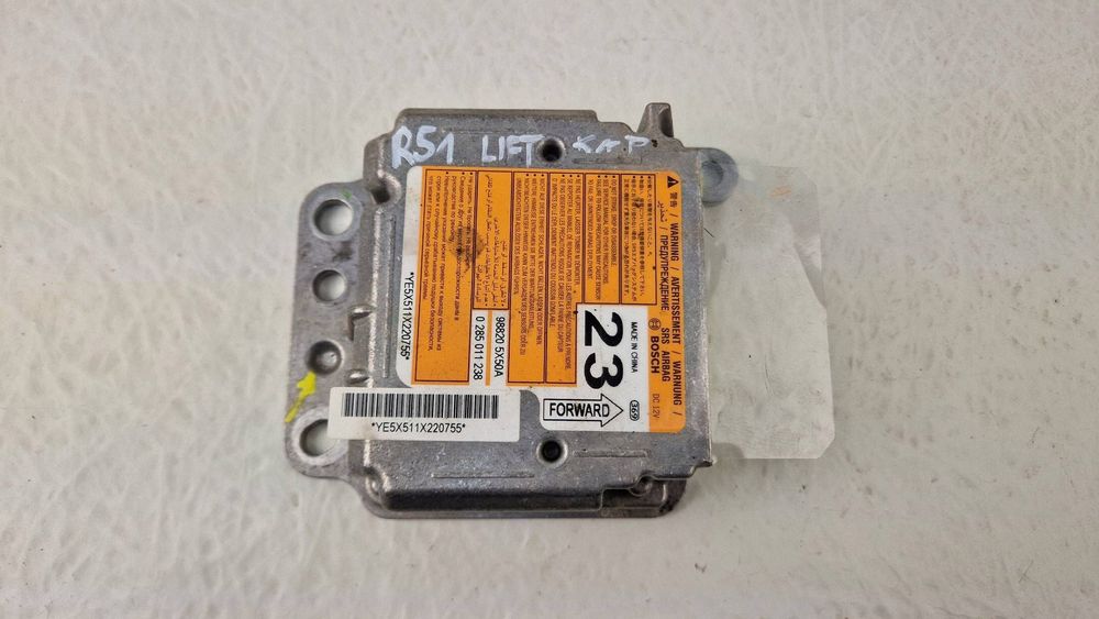 nissan pathfinder r51 moduł sterownik airbag 988205x50a