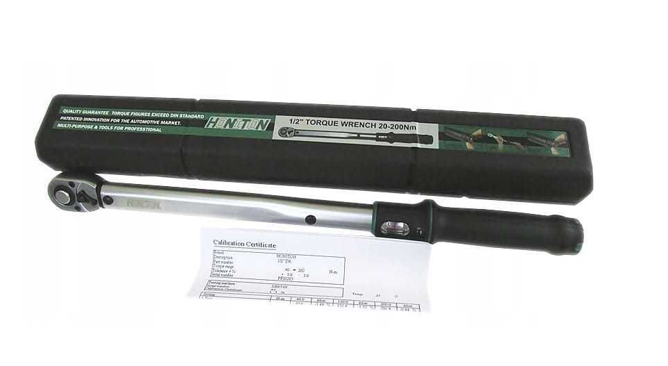 Klucz dynamometryczny 1/2" 40-200Nm HONITON
