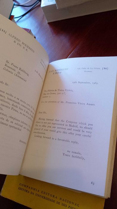 Cartas Comerciais Livraria Bertrand