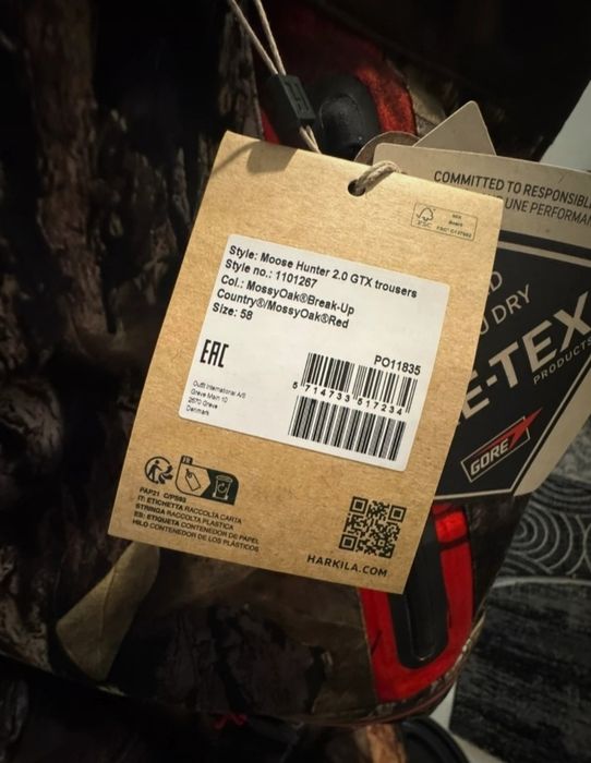 Harkila spodnie Moose Hunter 2.0 GTX rozmiar 58