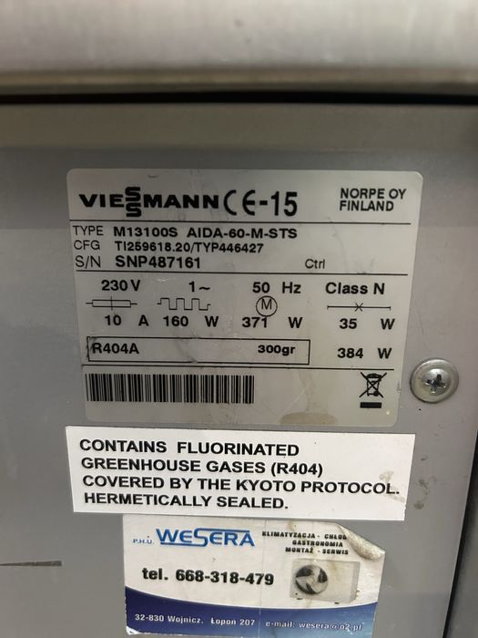 Witryna chłodnicza Viessmann 60 cm