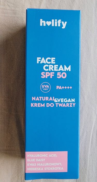 Krem SPF 50, Holify