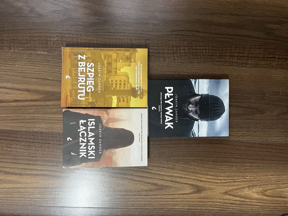 Joakim Zander trylogia Pływak, Islamski Łącznik, Szpieg z Bejrutu