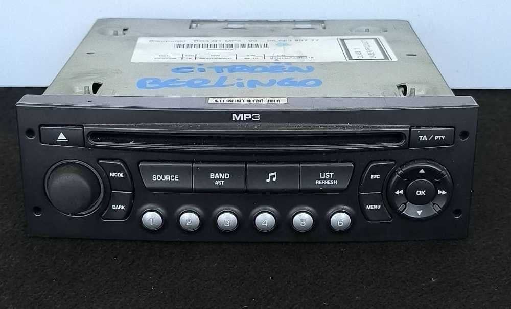 Rádio / Auto Rádio 9666393777 - CITROËN BERLINGO Caixa/monovolume
