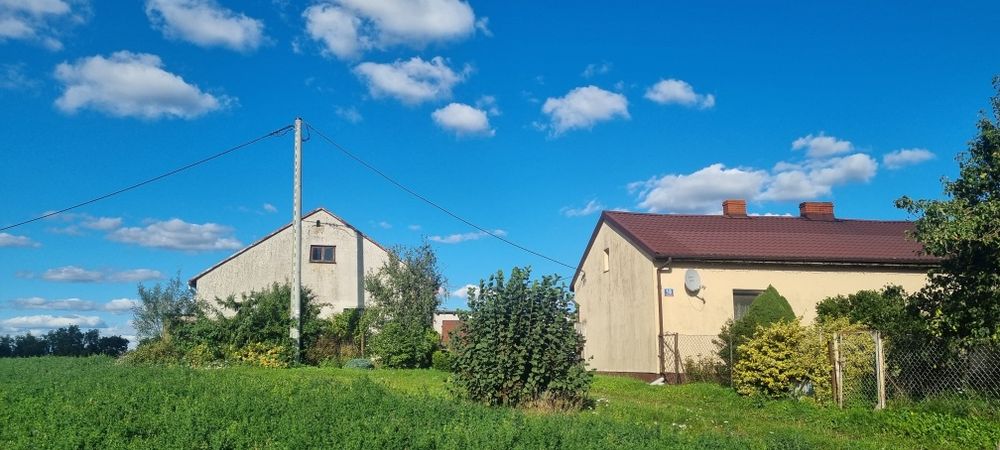 Dom 106m² z działką 1,84 ha, stodołą i garażami – Kamionka, stadnina!