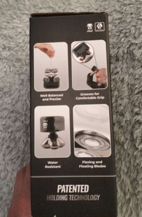 Máquina de barbear Skull Shaver Pitbull Silver Pro SX5.
