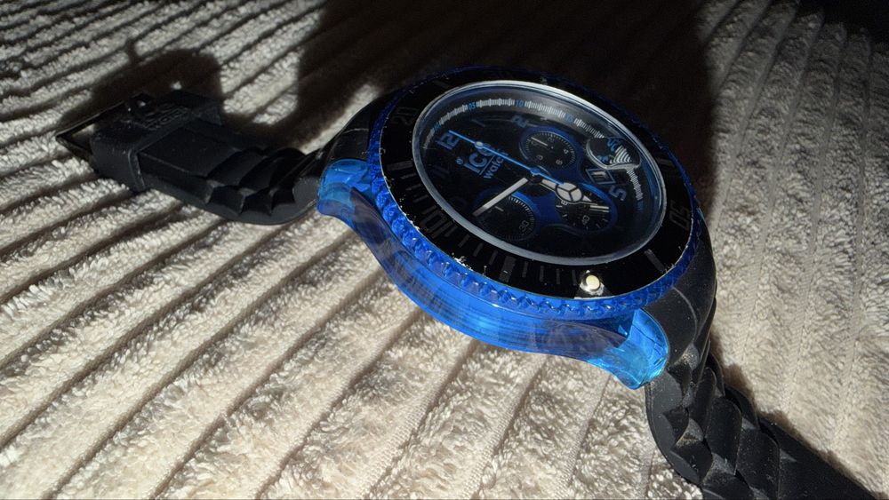 Relógio Ice Watch Chrono Elektrik 53mm Azul – Estilo Desportivo