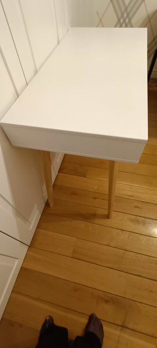 Biurko 50x100 biały naturalny