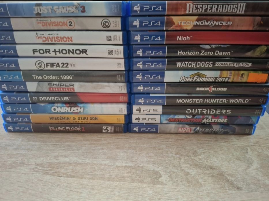 zestaw gier ps4 i ps5