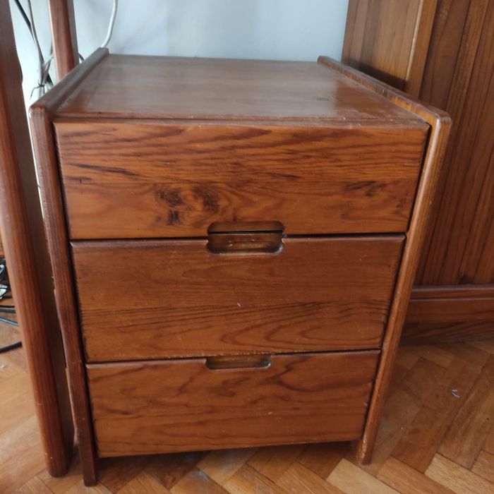 Conjunto quarto solteiro pinho maciço