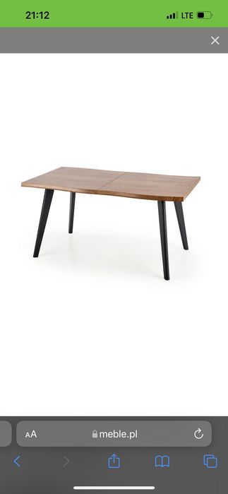 Stół w stylu loft 150(210)x90