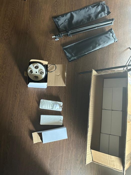 Conjunto de 2 Softbox, novo, nunca foi usado