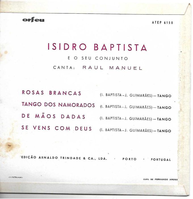 3 EP's Vinil com músicas de tangos