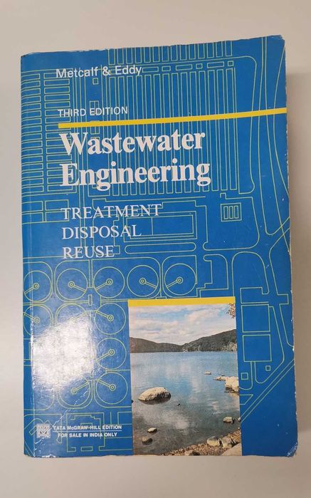 Wastewater Engineering – Metcalf & Eddy,  livro técnico engenharia