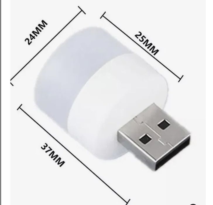 10 шт. USB LED лампочка 1W, Портативна  Міні лампа . LED -Ночник