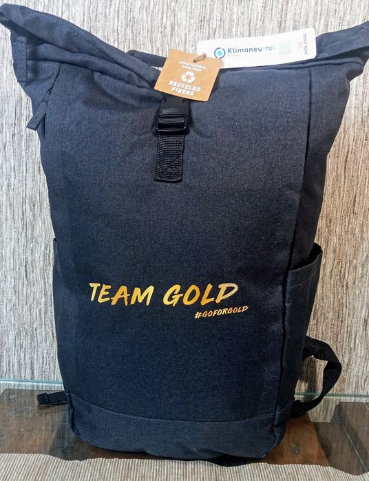 Plecak typu Roll-top z miejscem na laptop HALFAR Team Gold 10-15 litr.