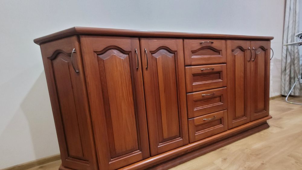 Komoda 210cm drewno naturalne