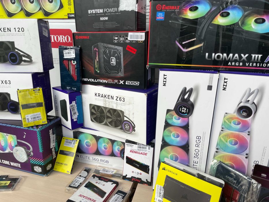 ОПТ Комплектуючі з Амазон! Corsair, NZXT, Kingston, ASUS