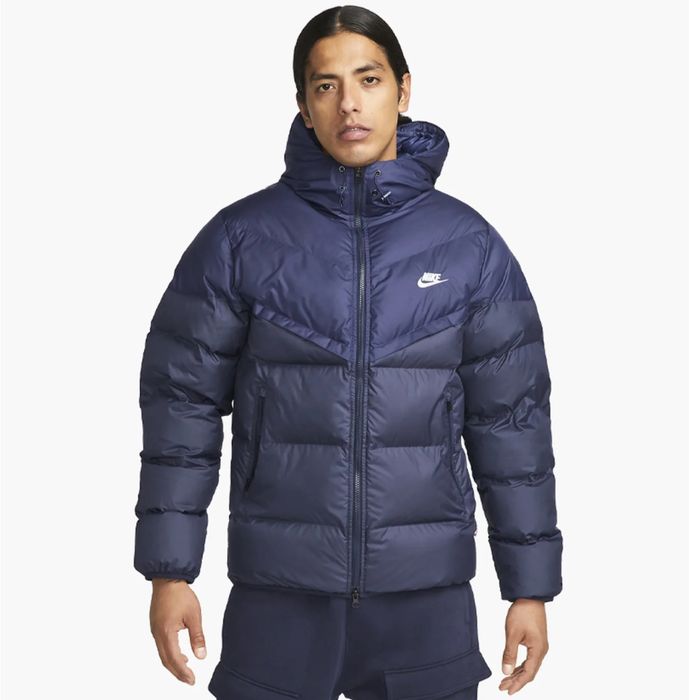 Пуховик Nike NSW синий