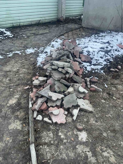 Продам обрезки тротуарной плитки