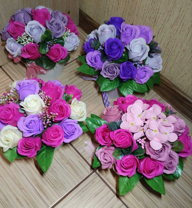 Букет мильні квіти "Ніжність" мильні букети подарунок