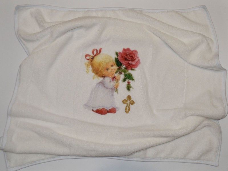 Крижмо для хрещення Крижма для хрещення Хрестильний рушник плед