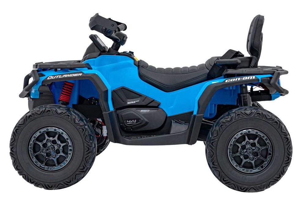 Quad na akumulator dla dzieci Can Am Outlander ATV z pilotem Niebieski