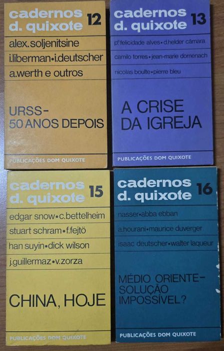 Colecção Cadernos D. Quixote (vários volumes)