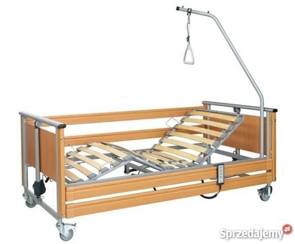 Łóżko rehabilitacyjne elektryczne sterowane pilotem