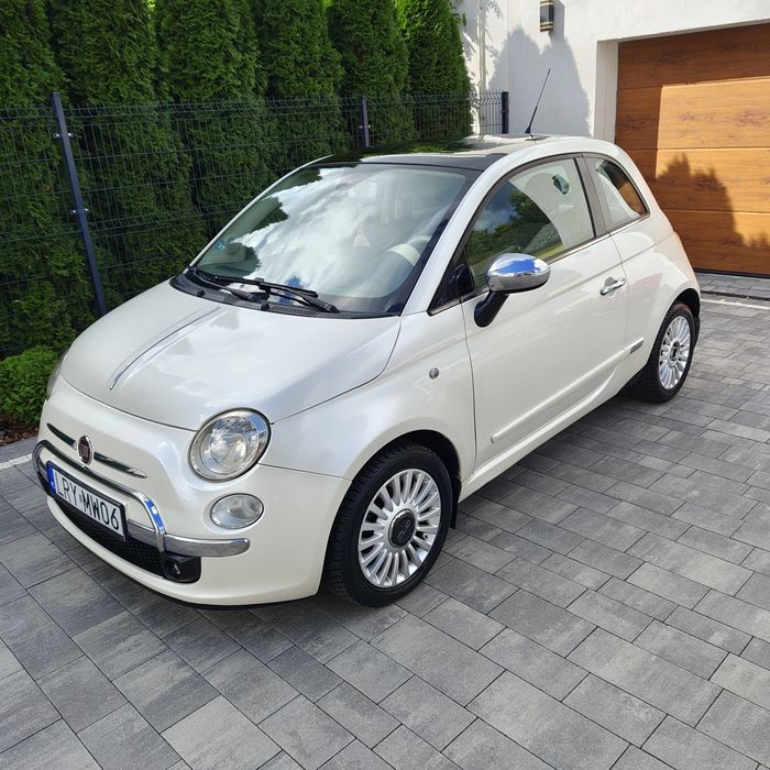 Fiat 500 perłowy oszczędny