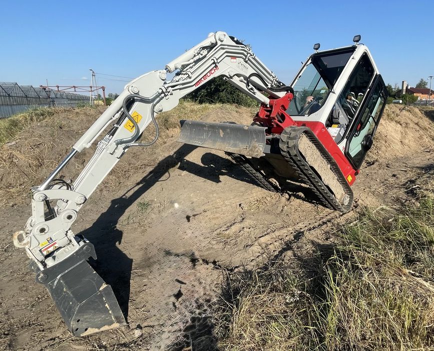 Usługi minikoparką prace ziemne minikoparka koparka wykopy