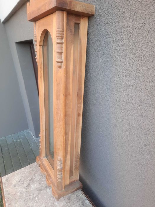 467 Skrzynia obudowa zegara żyłkowego szafka witrynka