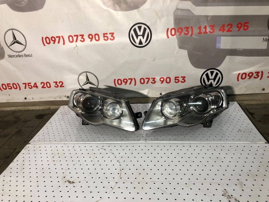 Фара передняя ксенон Пасат б6 фара Passat B6 xenon фара основная