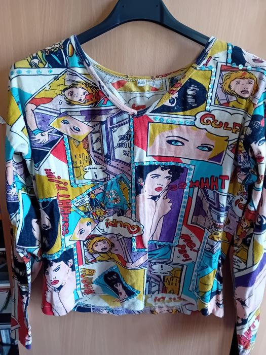 Bluzka damska pop art.