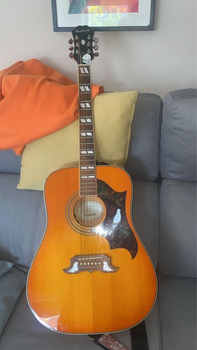 Guitarra Epiphone White Dove