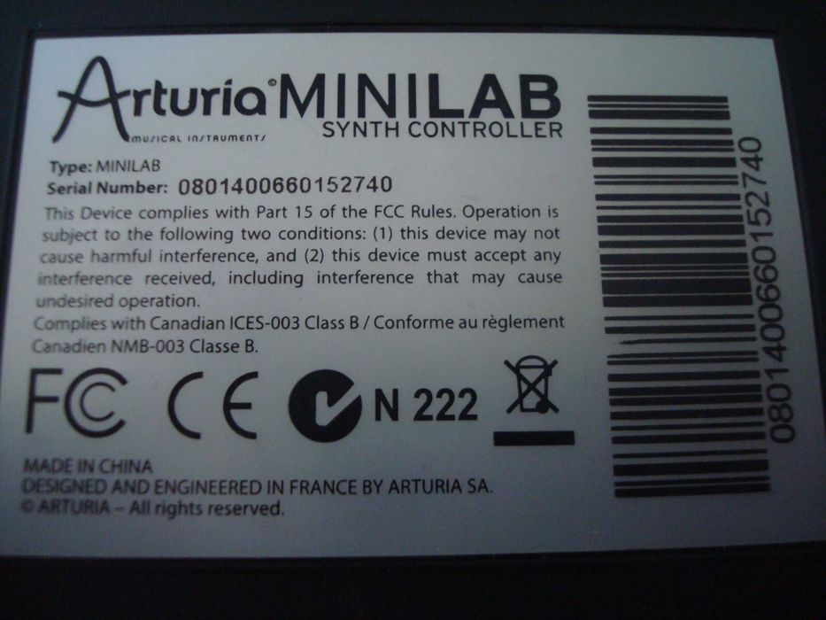 Продаю MIDI-клавіатуру Arturia MiniLab