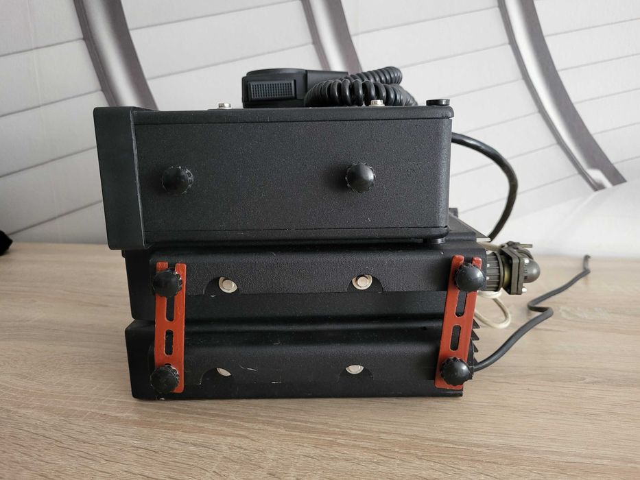 Radmor 3709 radiotelefon radiostacja kolej PKP milicja unitra zasilacz