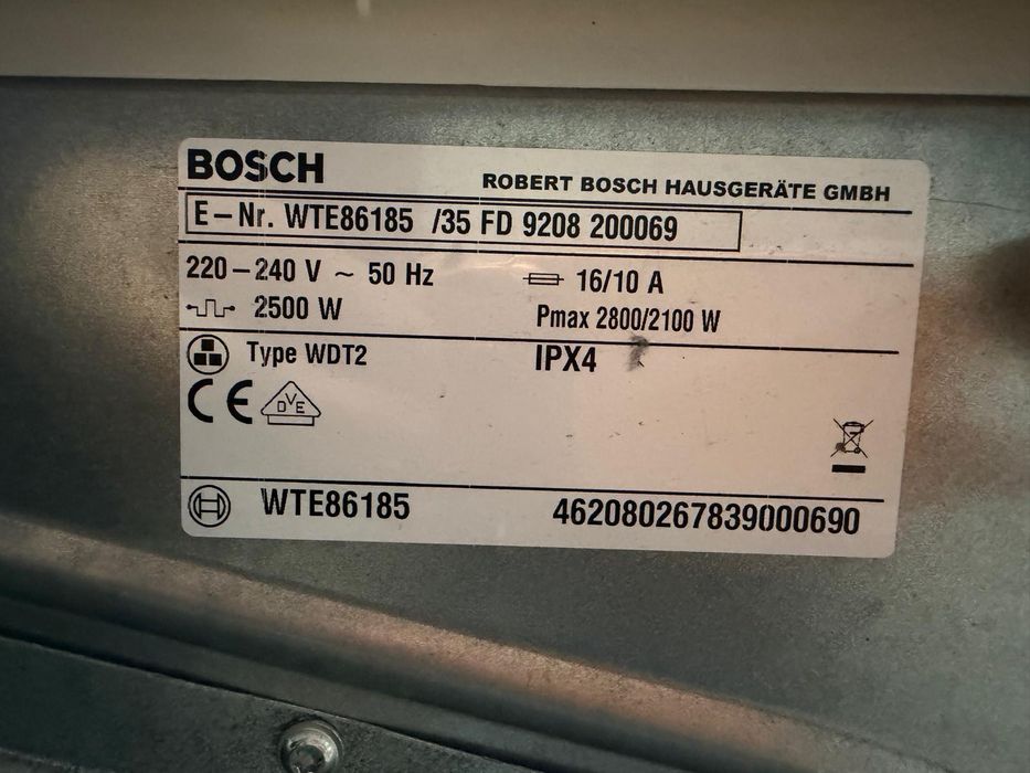 Suszarka Bosch 7 kg, gwarancja ,transport