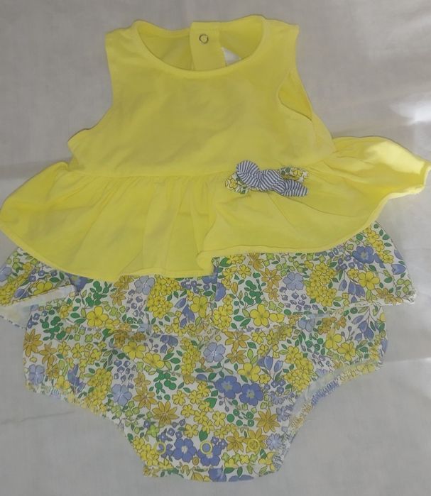 Vestido bebê Mayoral novo 2 a 4 meses (65cm)