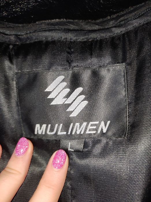 Кожанка с натуральным мехом