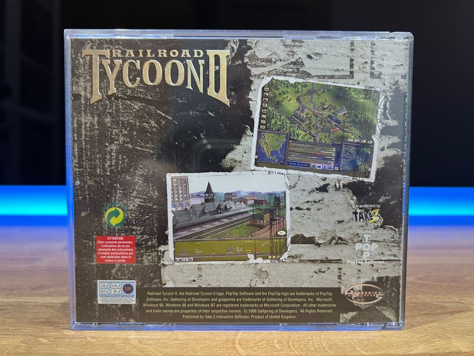 Railroad Tycoon II 2 gra (PC EN 1998) Jewel Case premierowe wydanie