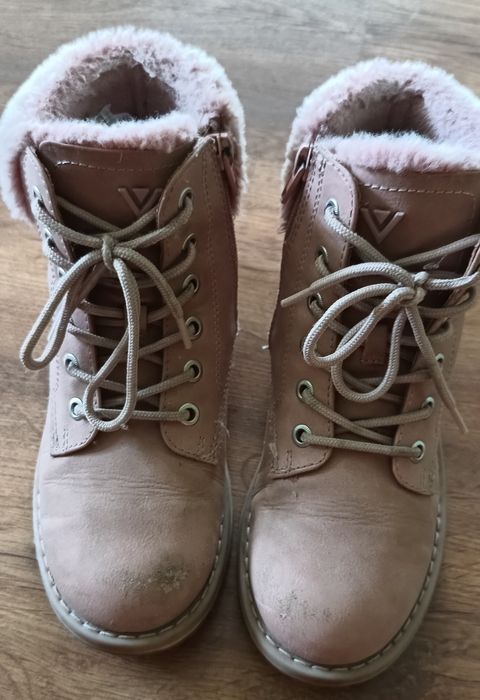 Buty zimowe zamek 34