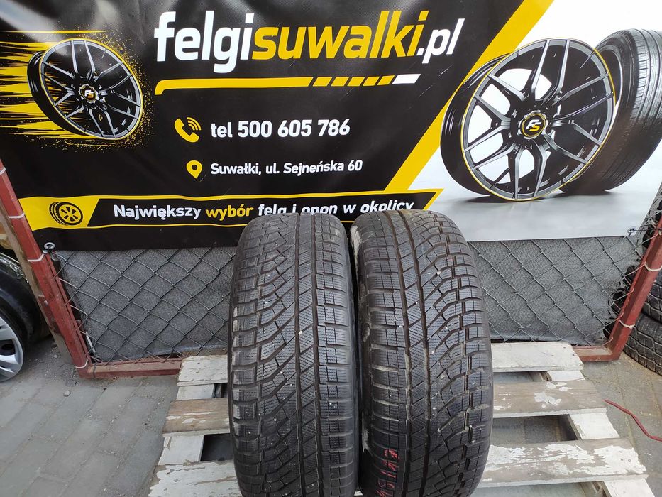 2x używane opony zimowe 225/45 R17 Falken 2024r Gwarancja Montaż