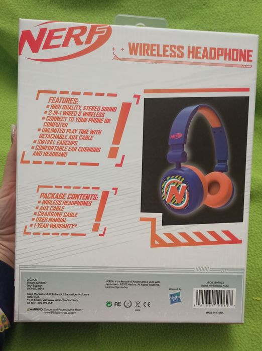 Блютуз наушники NERF