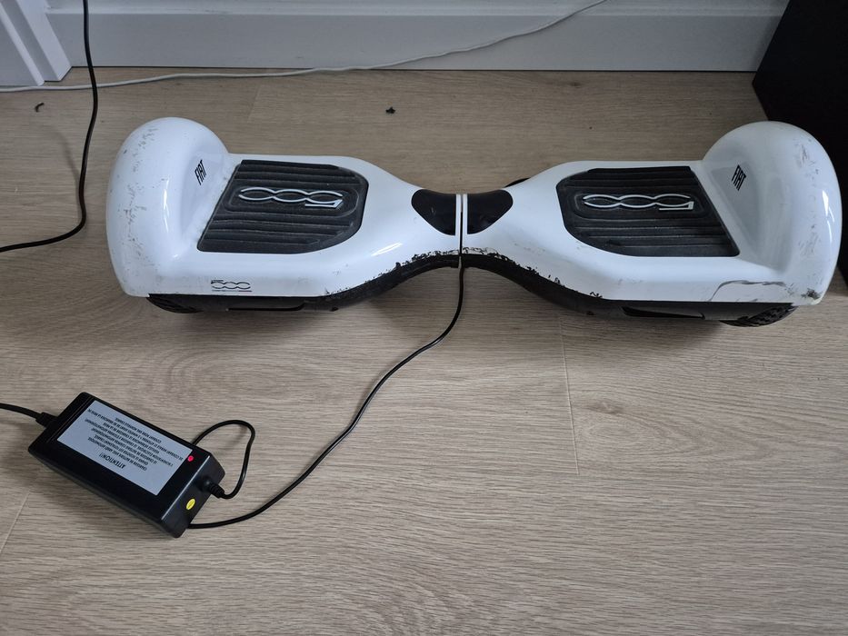 Deskorolka elektryczna Fiat 500 (Hoverboard) 6.5" + Ładowarka | OKAZJA