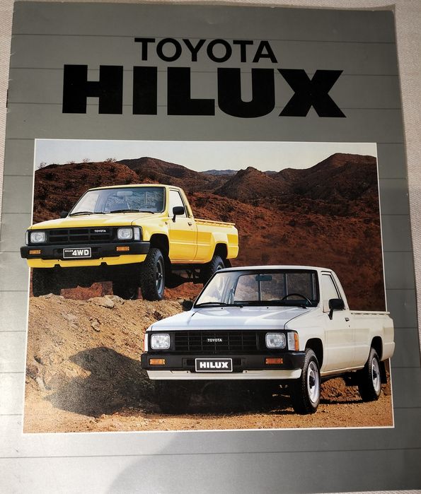 Revista Promocional Toyota Hilux 1985