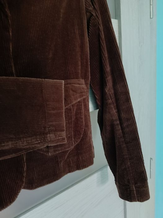 Brązowa sztruksowa marynarka vintage r. 36 - 38