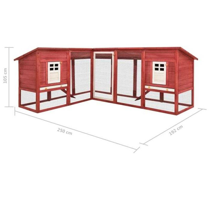 Coelheira Exterior com Parque – Vermelho
