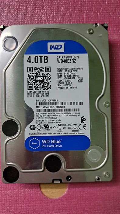 Жорсткий диск WD BLUE 4TB 3.5